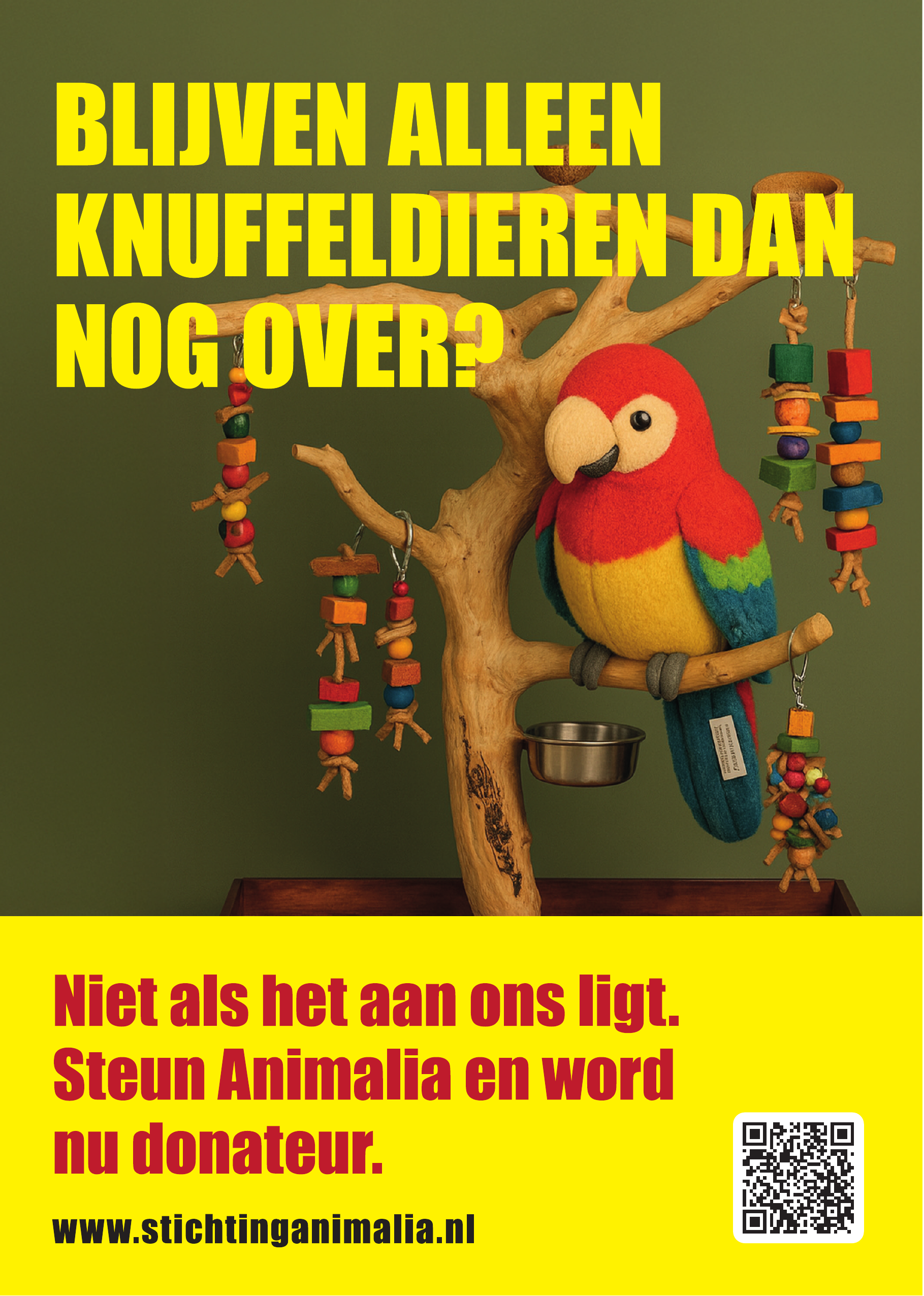 Flyerpakket Ara A5 - Stichting Animalia (100 stuks)
